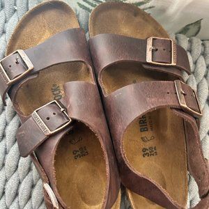Milano Birkenstock Habana Brown size 39/regular